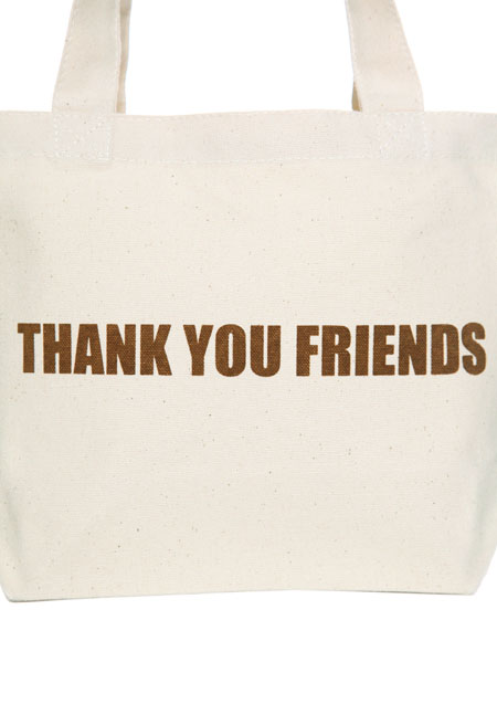 MINI TOTE BAG ( M THANK YOU FRIENDS )