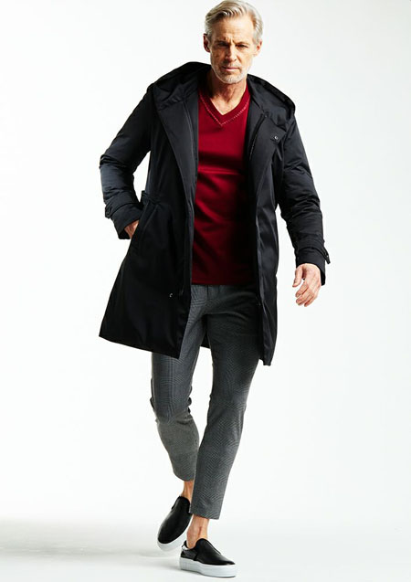 AKM WRAP HOODED DOWN COAT | 99BLACK