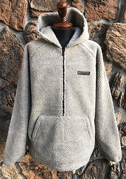 FOG ESSENTIALS 22FW FLEECE HALF ZIP HOODIE JACKET | GREY