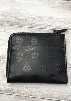 ALEXANDER MCQUEEN COIN & CARD CASE | 1000BLACK