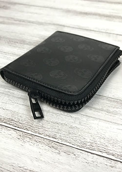 ALEXANDER MCQUEEN COIN & CARD CASE | 1000BLACK