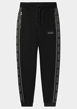 BALR. Q-TAPE SLIM CLASSIC SWEATPANTS | JET BLACK