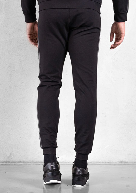 BALR. Q-TAPE SLIM CLASSIC SWEATPANTS | JET BLACK