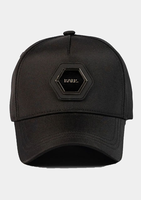 BALR. CLASSIC HEXAGON LOGO CAP | JET BLACK