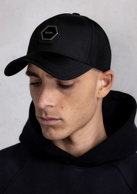 BALR. CLASSIC HEXAGON LOGO CAP | JET BLACK