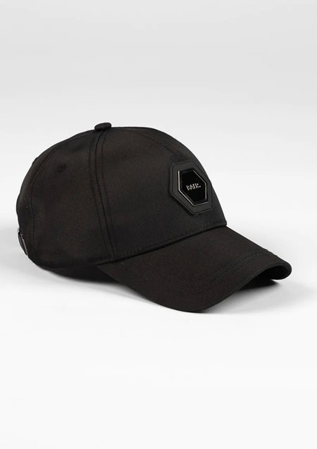 BALR. CLASSIC HEXAGON LOGO CAP | JET BLACK