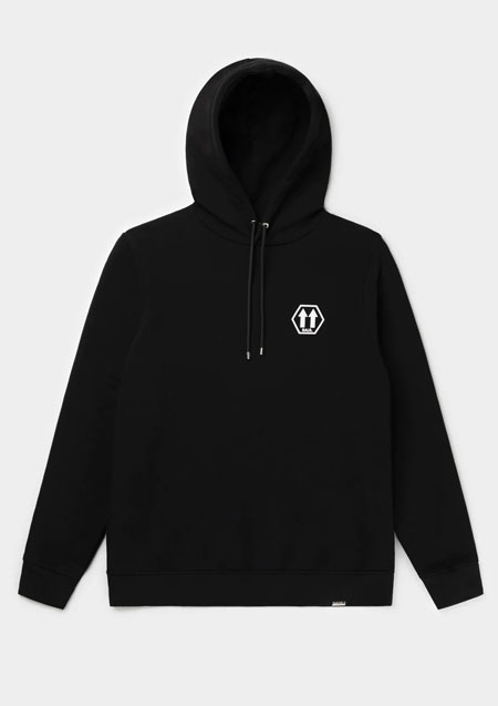 BALR. Olaf Straight Arrow Hoodie | Jet Black