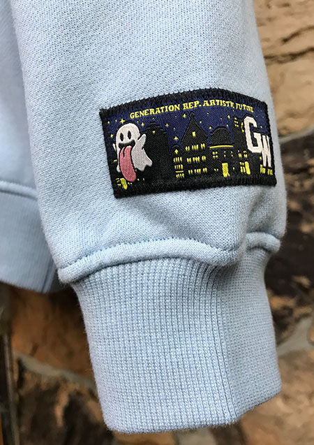 GRAF&WU ghost pullover hoodie | BLUE