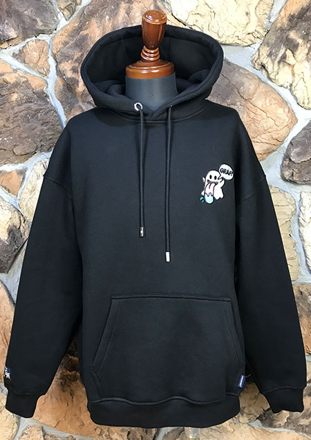 GRAF&WU 12 ghost pullover hoodie | BLACK | UNISEX