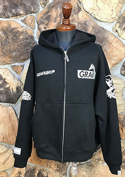 GRAF&WU logo pullover hoodie | BLACK | UNISEX