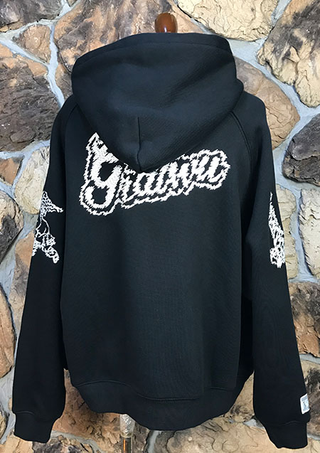 GRAF&WU logo pullover hoodie | BLACK | UNISEX