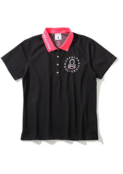 MARK&LONA Ever Smooth Polo | BLACK | WOMEN