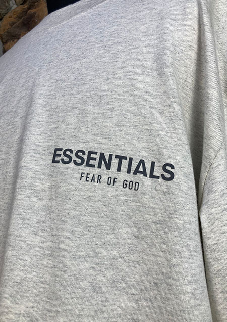 FOG ESSENTIALS 21 FW 1POINT LOGO LS TEE | LT/OATMEAL