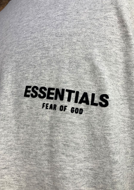 FOG ESSENTIALS 22SS BACK LOGO SS TEE | LT/OATMEAL