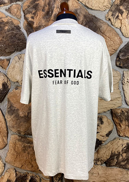 FOG ESSENTIALS 22SS BACK LOGO SS TEE | LT/OATMEAL