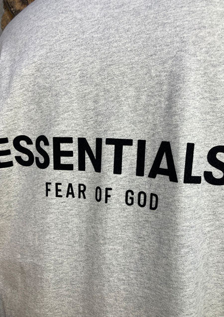 FOG ESSENTIALS 22SS BACK LOGO SS TEE | LT/OATMEAL