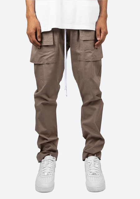 mnml DROP CROTCH CARGO PANTS | STONE