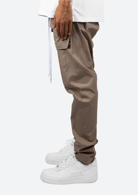 mnml DROP CROTCH CARGO PANTS | STONE