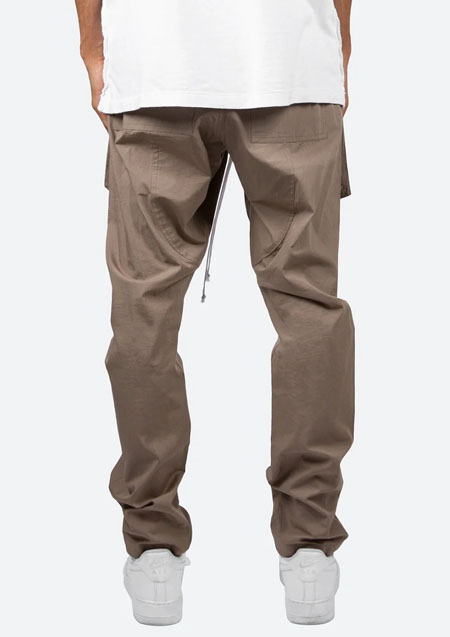 mnml DROP CROTCH CARGO PANTS | STONE