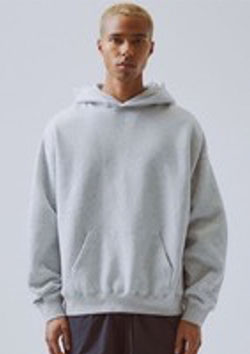 FOG ESSENTIALS SOLID SWEAT HOODIE | L/H.GREY