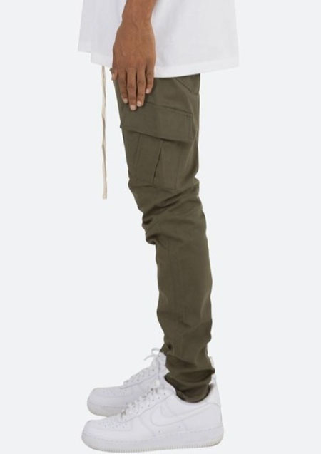 mnml CARGO DRAWCORD PANTS | OLIVE