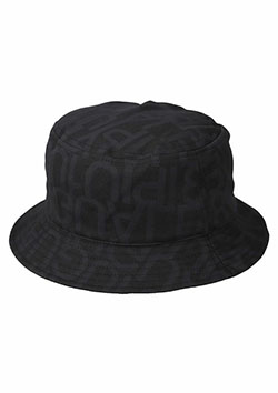 1PIU1UGUALE3 GOLF ORIGINAL JACQUARD BUCKET HAT | BLACK
