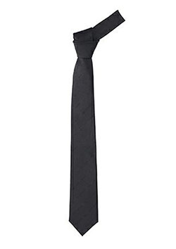 1PIU1UGUALE3 SILK【113 TSURU 】NECK-TIE | 99BLACK