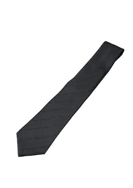 1PIU1UGUALE3 SILK【113 TSURU 】NECK-TIE | 99BLACK