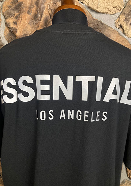 FOG ESSENTIALS LA REFLECTOR LOGO SS TEE | BLACK