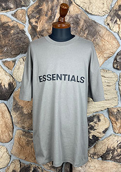 FOG ESSENTIALS FRONT LOGO SS TEE  | CHARCOAL GREY