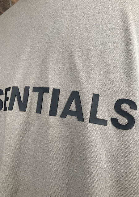 FOG ESSENTIALS FRONT LOGO SS TEE  | CHARCOAL GREY