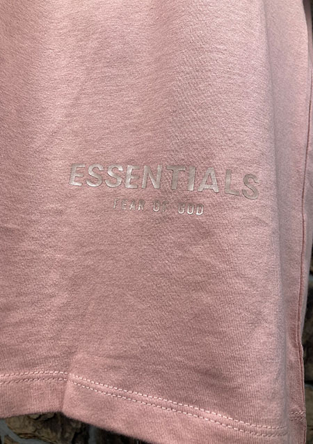 FOG ESSENTIALS REFLECTOR LOGO SS TEE | PINK