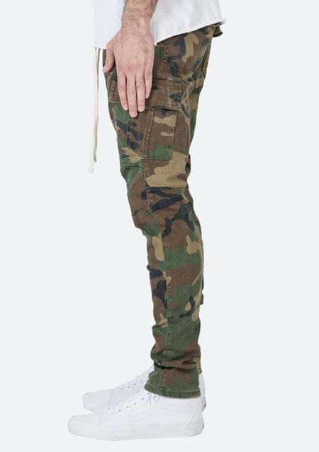 mnml CARGO DRAWCORD PANTS | WOODLAND CAMO