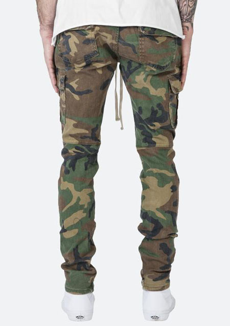 mnml CARGO DRAWCORD PANTS | WOODLAND CAMO