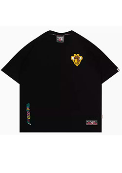 GRAF&WU SS 1 point TEE | Black/Bee