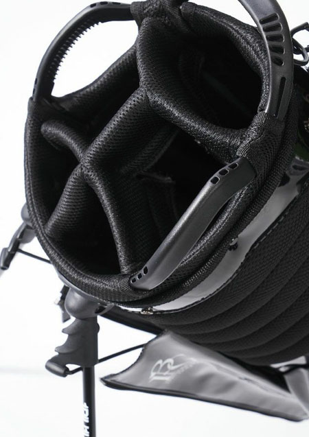 1PIU1UGUALE3 GOLF AURORA CADDIE BAG | 99BLACK | MENS