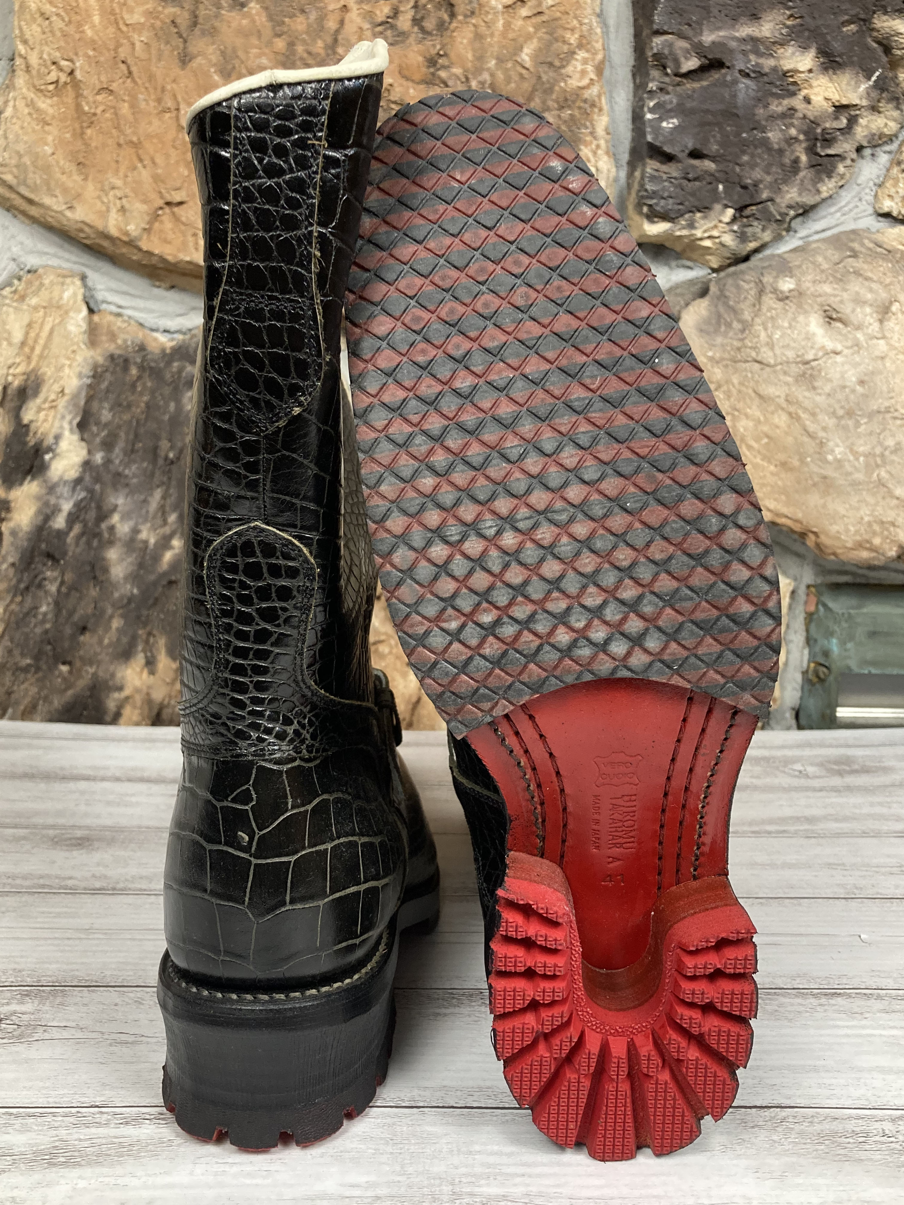 Roen by HIROMU TAKAHARA engineer boots | 10black