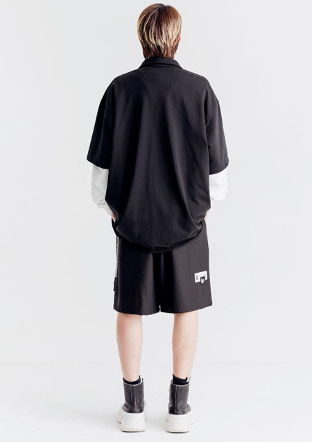 MWM DOUBLE CHAIN SHORTS | 3-BLACK