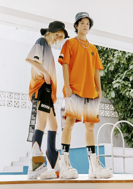 MWM X LOGO T-SHIRT | 096-ORANGE