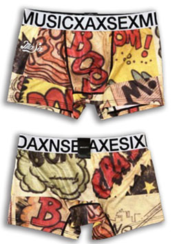 MAXSIX UNDER WEAR OLD AMERICAN COMICS | BROWN