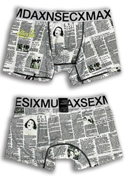MAXSIX UNDER WEAR NEWS PAPER | WHITE