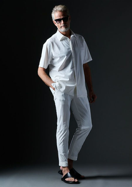 1PIU1UGUALE3 S/S  BIG SHIRTS | 10WHITE