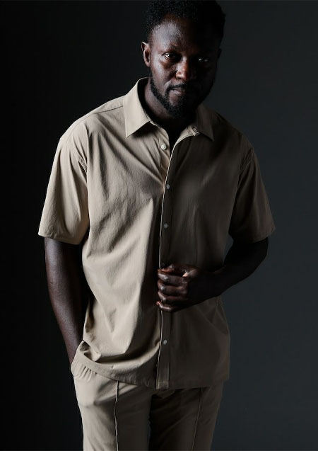 1PIU1UGUALE3 S/S  BIG SHIRTS | 25BEIGE