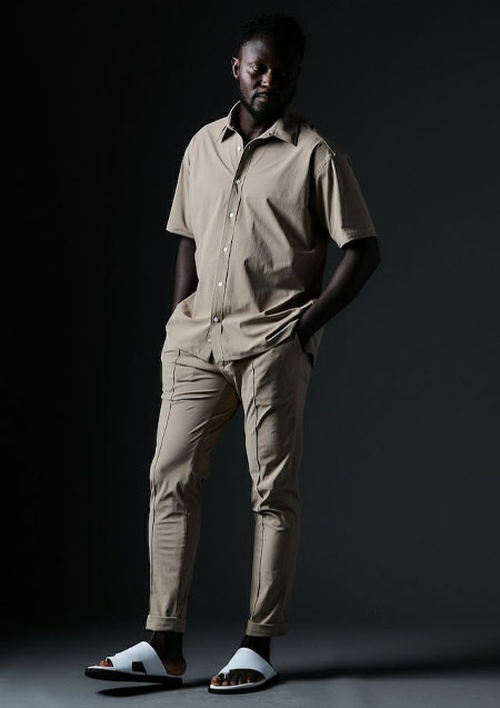 1PIU1UGUALE3 S/S  BIG SHIRTS | 25BEIGE