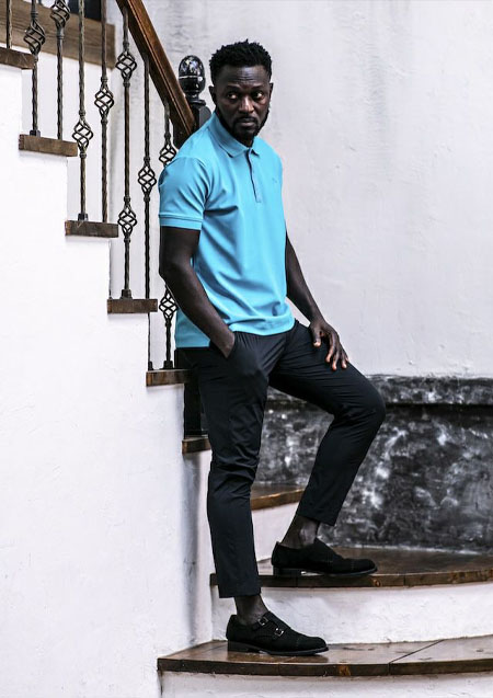 1PIU1UGUALE3 MOBILE SLACKS | 99BLACK
