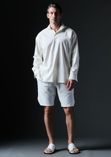 1PIU1UGUALE3 WIDE SHORTS | 10WHITE