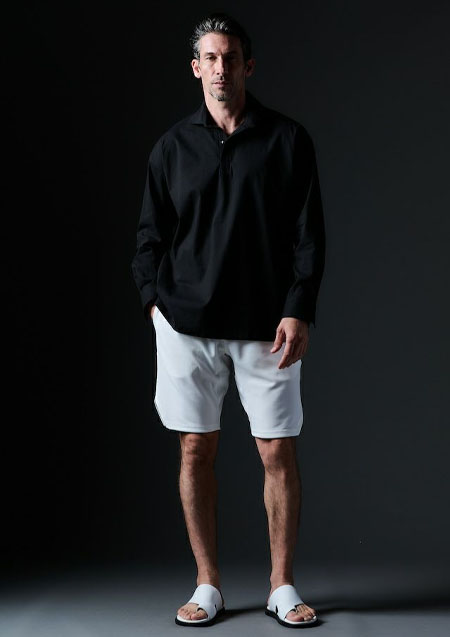 1PIU1UGUALE3 WIDE SHORTS | 10WHITE