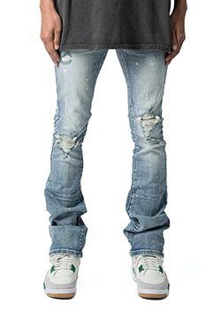 mnml X598 SKINNY STACKED DENIM | BLUE