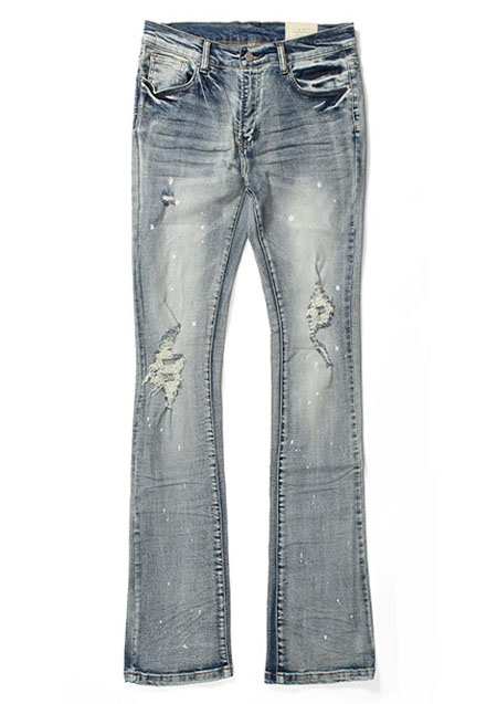 mnml X598 SKINNY STACKED DENIM | BLUE