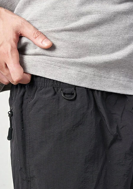 STUD MUFFIN ナイロングランクロス GOLFスマイリーサガラショートパンツ | BLACK